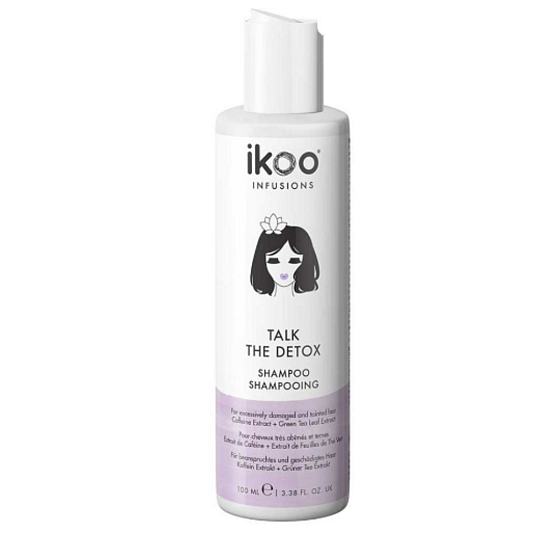 Ikoo Talk the Detox szampon dla mocno uszkodzonych włosów 100 ml