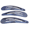 Richstar Accessories Spinki z brokatem 5 cm 6 sztuk