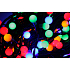 Emos Osvětlení vánoční barevné kuličky 20 m, 200 LED + 5 m přívodní kabel