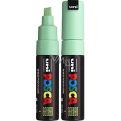 Posca Uniwersalny akrylowy marker z szerokim, stożkowym końcem 8 mm Jasnozielony PC-8K