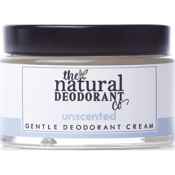 The Natural Deodorant Co. Gentle Deodorant Cream Unscented - Bez vůně krémový deodorant 55 g
