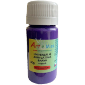 Art e Miss Uniwersalna farba akrylowa matowa 42 Ciemny fiolet 40 g