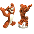 Disney Miś Puchatek Mini figurka - Tygrysek z rozłożonymi łapkami i otwartą buzią, 1 sztuka, 5 cm