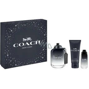 Coach Men toaletní voda pro muže 100 ml + toaletní voda pro muže 15 ml + sprchový gel 100 ml, dárková sada pro muže