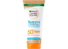 Garnier Ambre Solaire Sensitive Advanced SPF 50+ mleczko przeciwsłoneczne 175 ml
