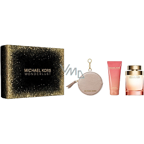Michael Kors Wonderlust woda perfumowana 100 ml + mleko do ciała 100 ml + portfel, zestaw prezentowy dla kobiet