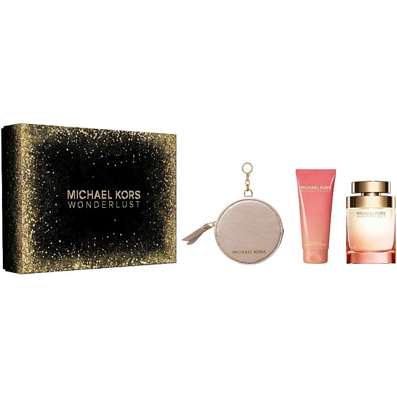 Michael Kors Wonderlust woda perfumowana 100 ml + mleko do ciała 100 ml + portfel, zestaw prezentowy dla kobiet