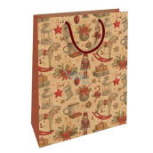 Nekupto Dárková kraftová taška 28 x 37 cm Huśtawka