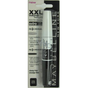 Maybelline XXL Volume + Length řasenka pro objem a délku řas černá 2 x 6 ml