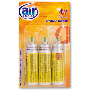 Air Menline Limber Twist napełniacz do odświeżacza powietrza 3× 15 ml