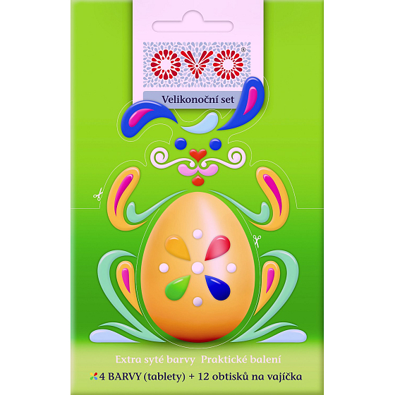 Ovo Set sada (4 tablety, 1 aršík = 12 obtisků 1 tableta = 10 - 15 vajec