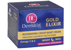 Dermacol Gold Elixir Odmładzający kawiorowy krem na noc 50 ml
