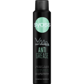 Syoss Anti-Grease suchý šampon pro rychle se mastící vlasy 200 ml