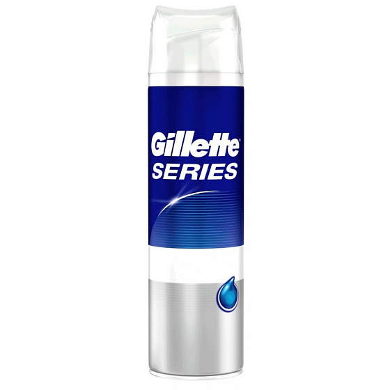 Gillette Series Pure & Sensitive gel na holení pro muže 200 ml