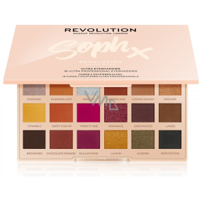Makeup Revolution X Soph Extra Spice paletka cieni do oczu 18 x 0,8 g Makeup Revolution X Soph Extra Spice paletka cieni do oczu 18 x 0,8 g