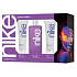 Nike Ultra Purple Woman toaletní voda 100 ml + tělové mléko 75 ml + sprchový gel 75 ml, dárková sada pro ženy