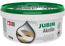 Jubin Akrilin disperzní akrylátový tmel na dřevo, bílý, 750 g