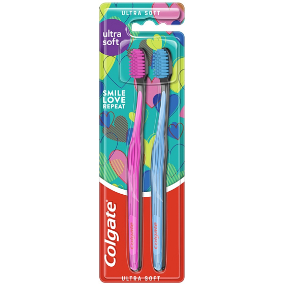 Colgate Ultra Soft Smile Love szczoteczka do zębów 2-pack