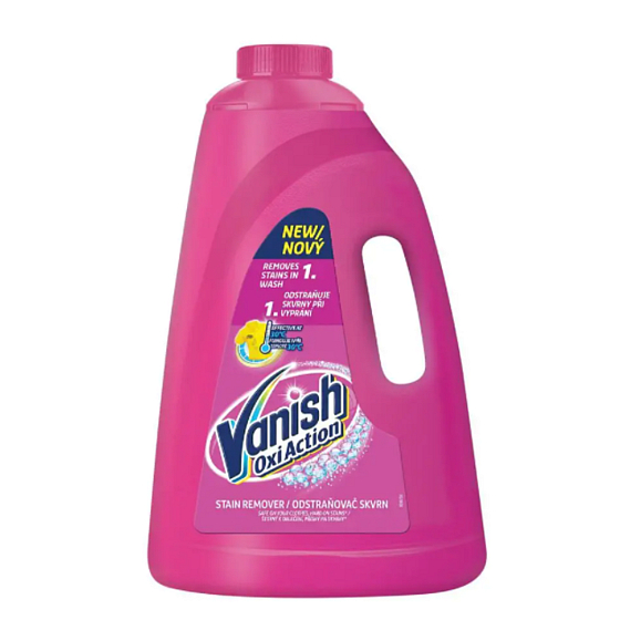 Vanish Oxi Action Liquid tekutý odstraňovač skvrn 3 l