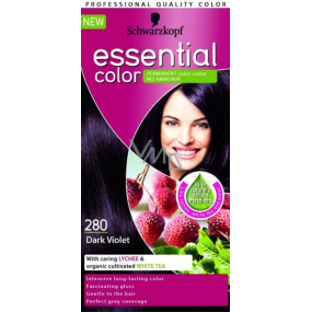Schwarzkopf Essential Color dlouhotrvající barva na vlasy 280 Tmavě fialová Schwarzkopf Essential Color dlouhotrvající barva na vlasy 280 Tmavě fialová
