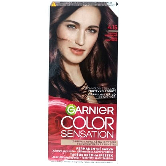 Garnier Color Sensation farba do włosów 4.15 Lodowy kasztan