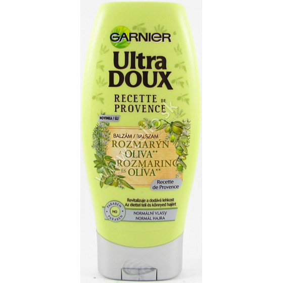 Garnier Ultra Doux Rozmarýn a Oliva balzám pro normální vlasy 200 ml