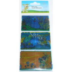 Arch Fólie na vejce tmavé zajíčci smršťovací košilky 1 balení = 12 obrázků