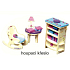 Mini Dream Home Dřevěné puzzle nábytek snů 04 Houpací křeslo 20 x 15 cm