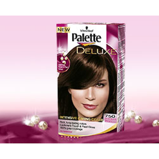 Schwarzkopf Palette Deluxe barva na vlasy 750 čokoládová 115 ml