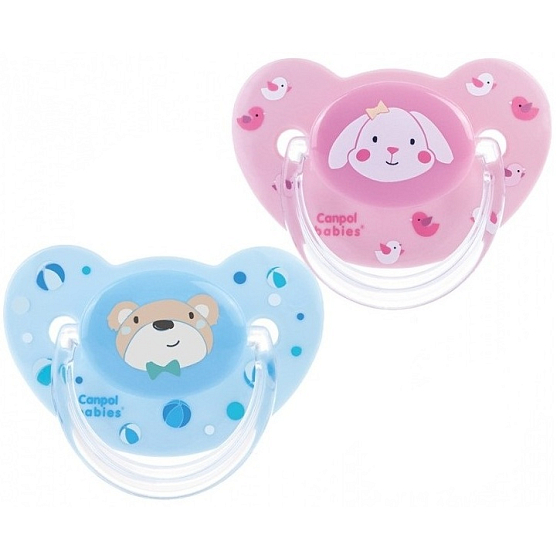 Canpol babies Sweet Fun Šidítko silikonové anatomické pro děti 0-6 měsíců 1 kus