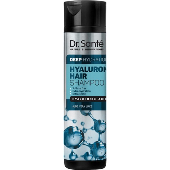 Dr. Santé Hyaluron Hair Deep Hydration szampon do suchych, matowych i łamliwych włosów 250 ml