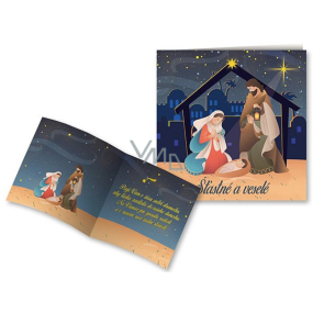 Nekupto Přání vánoční Ježíšek 100 x 100 mm