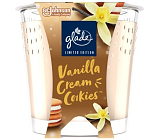 Glade świeca zapachowa Maxi Vanilla Cream Cookies, 204 g