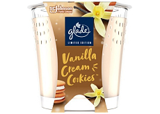 Glade świeca zapachowa Maxi Vanilla Cream Cookies, 204 g