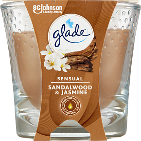 Glade świeca zapachowa Sandalwood & Jasmine, 112 g