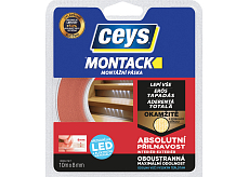 Ceys Montack taśma montażowa do kabli LED, 18 mm × 10 m
