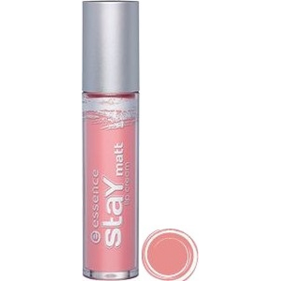 Essence Stay Matt Lip Cream lesk na rty 01 Velvet Rose 4 ml