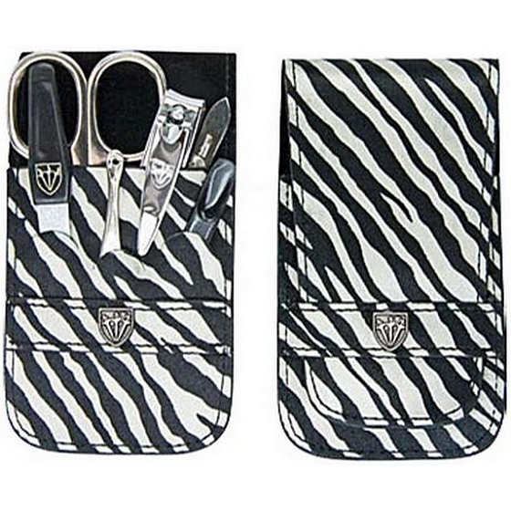 Kellermann 3 Swords Luxusní manikúra 6 dílná Fashion Materials v aktuálním módním materíálu Zebra 56212 P N