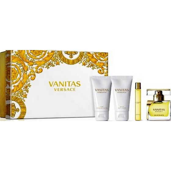 Versace Vanitas toaletní voda 50 ml + tělové mléko 50 ml + sprchový gel 50 ml + roller ball 10 ml, dárková sada