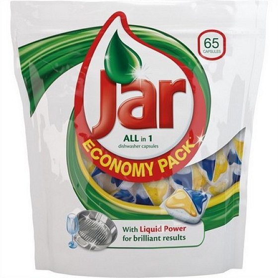 Jar All in 1 Yellow kapsle do automatické myčky nádobí 65 kusů