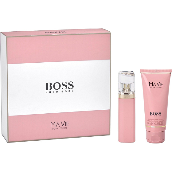 Hugo Boss Ma Vie pour Femme parfémovaná voda pro ženy 50 ml + tělové mléko 100 ml, dárková sada