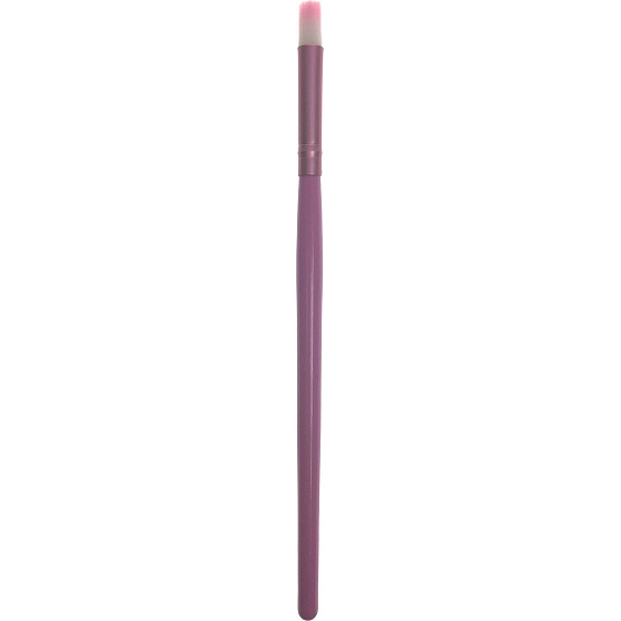 Kosmetický štětec kulatý rovný růžový 15 cm