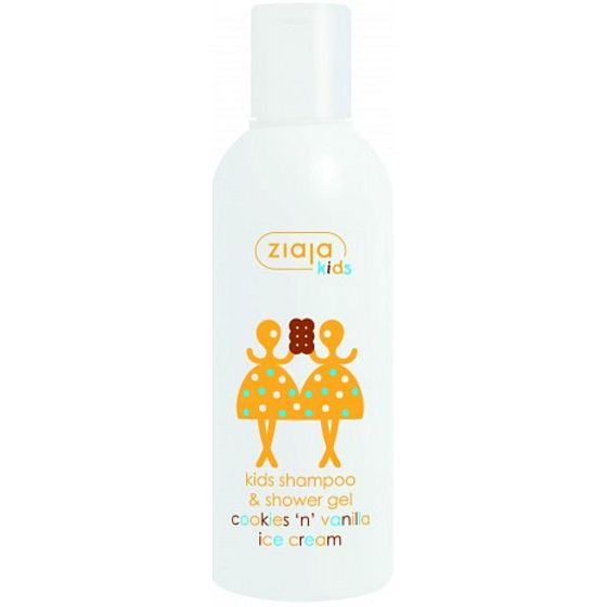 Ziaja Kids 2v1 Sušenkovo vanilková zmrzlina šampon a sprchový gel 200 ml
