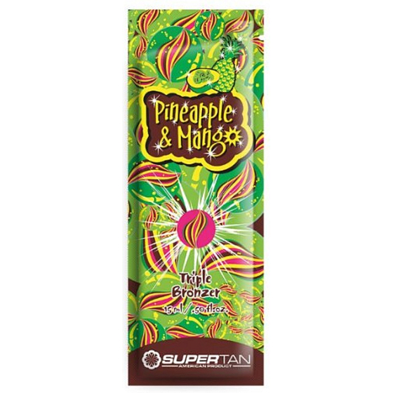 SuperTan Super Sensations Ananas a Mango Intenzivní opalovací bronzer do solária 5 ml