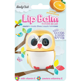 Body Club Sova Metallic Pomeranč balzám na rty 3,5 g