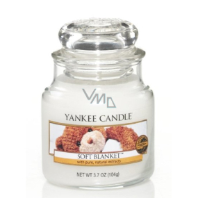 Yankee Candle Soft Blanket - Jemná přikrývka vonná svíčka Classic malá sklo 104 g