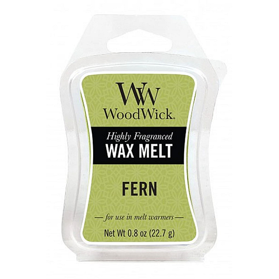 WoodWick Fern - Kapradina vonný vosk do aromalampy 22.7 g