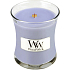 WoodWick Lavender Spa - Levandulové lázně vonná svíčka s dřevěným knotem a víčkem sklo malá 85 g