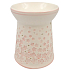 Aromalampa porcelanowa z różowymi kwiatkami 13,5 cm