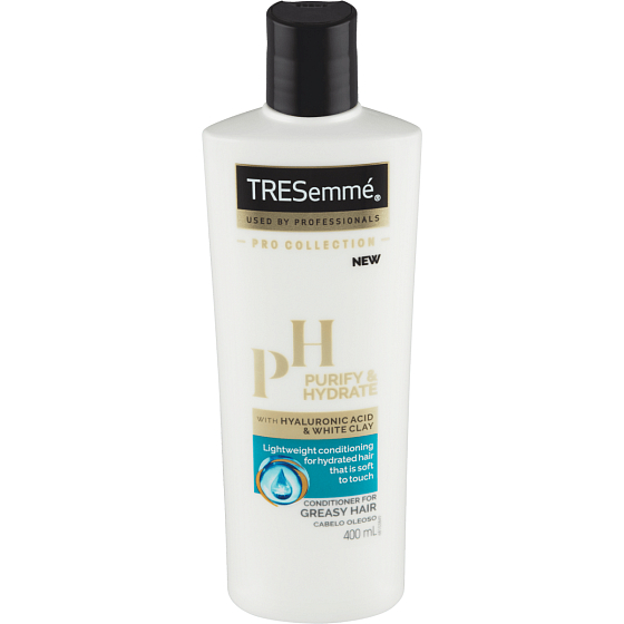 TRESemmé Purify & Hydrate kondicionér pro mastnou pokožku hlavy a suché konečky 400 ml